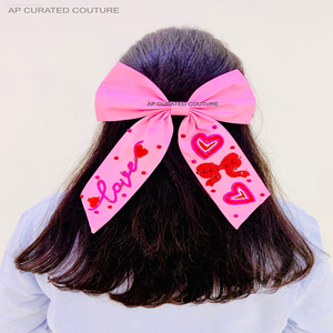 Arco de cola de cocodrilo hecho a mano de San Valentín, aspecto relajante de moda, arco de cuentas hecho a mano indio, tendencia 2025, nueva colección - Product Image 2