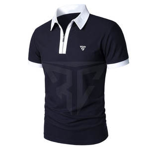 Dernière conception couleur personnalisée pour T-shirts polo 260 grammes tissu poids décontracté avec logo personnalisé - Product Image 1