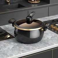 Ustensiles de cuisine polyvalents Nouvelle arrivée Micro autocuiseur antiadhésif en aluminium pour divers poêles