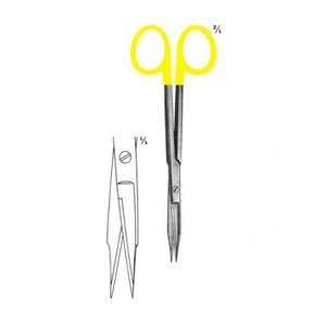 Instruments chirurgicaux dentaires Ciseaux de coupe à couronne en acier inoxydable et carbure de tungstène Bande droite et incurvée Source d'alimentation manuelle - Product Image 3