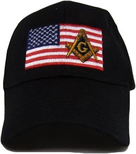 USA Mason Masonic Freemason American Patch Black Embroidered Cap <b>Hat</b> Fabric type100% Cotton - Product Image 2