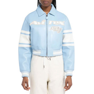 Chaquetas de cuero Avirex de alta calidad al por mayor 2025 para hombre Chaqueta de cuero real Avirex más vendida disponible en todos los colores - Product Image 3