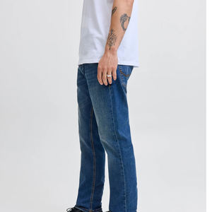 Jeans cargo en denim personnalisés avec logo, design 2026, streetwear, hip hop, coupe régulière, décontractée, slim fit, lavage vintage, mode streetwear - Product Image 5
