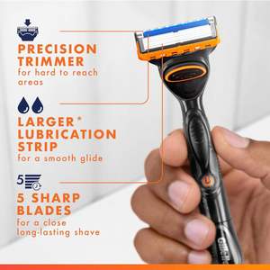 ใบมีดโกนฟิวชั่น5 อัลตร้า สมูท สำหรับผู้ชาย ยี่ห้อกิลเลตต์ - Product Image 2