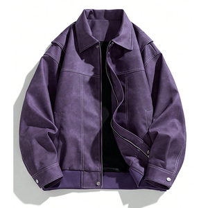 Chaqueta de piel de oveja original para hombre de la mejor calidad, chaqueta de piel auténtica de último diseño vintage, estilo motorista OEM - Product Image 1