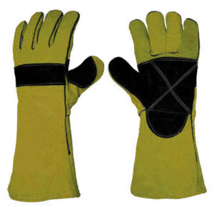 Gants de soudage en cuir avec doublure en coton pour TIG, résistants aux éclaboussures de métal fondu, conception personnalisée, haute qualité, prix usine, nouvelle arrivée - Product Image 3