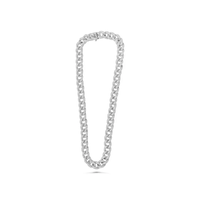 Meilleur prix personnalisé 12mm 16 pouces entièrement glacé diamants cultivés en laboratoire 10K or chaîne cubaine Hip Hop pour les dames