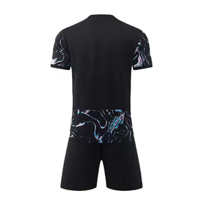 Conjunto de Camiseta y Pantalones Cortos de Fútbol Unisex para Adultos, Secado Rápido, Transpirable, Ligero, Antibacteriano, Uniforme de Entrenamiento Personalizable para Equipos - Product Image 2