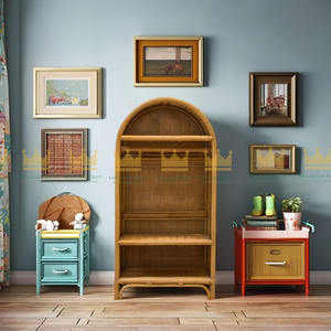 ตู้หวายสำหรับเด็กห้องนอนเด็กทำมือเฟอร์นิเจอร์ห้องนอนหวาย - Product Image 4