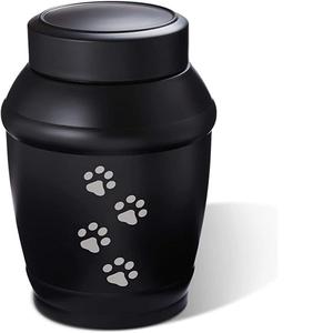 MS INC – urnes de crémation en métal noir, pour hommes et femmes adultes, cendres, grandes urnes d'enterrement pour cendres humaines - Product Image 3