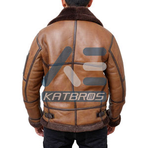 Veste d'hiver distinctive avec un style urbain élégant et un intérieur chaud, veste en cuir suédé pour homme pour les voyages quotidiens en plein air - Product Image 3