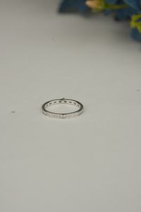 แหวนเพชรที่โตในห้องปฏิบัติการสุดพิเศษมีความชัดเจน VS1กลมและได้รับการรับรอง IGI SGL สีทองกุหลาบสีเงิน - Product Image 5