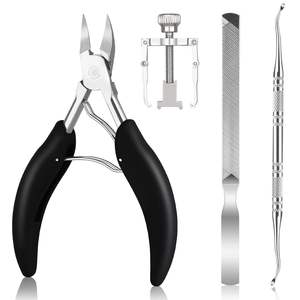 9pcs Stainless Steel Toenail Clippers <b>Kit</b> Podiatrist Ingrown Toenail Tool for Thick Nails Nail Clipper for Toenails - Product Image 3