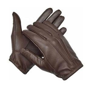 Guantes Largos de Piel de Oveja para Hombre, Cálidos para Invierno, Resistentes al Viento, para Conducir, Motociclismo y Ciclismo, de Pakistán - Product Image 4