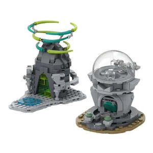 For Lego Moc Sanctuaries for Zelda ToTK Construction Toy DIY <b>Plastic</b> Building <b>Blocks</b> Set Educational City Theme for Children - Product Image 1