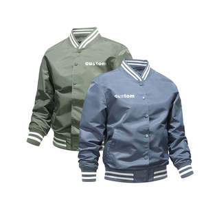 Chaqueta universitaria personalizada inteligente de alta calidad, chaqueta de hombre acolchada, chaqueta de plumón de burbuja PU - Product Image 1