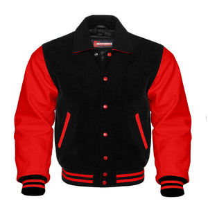 Veste universitaire de sport surdimensionnée à motif 3D brodé-Club des membres Vestes d'université en laine pour adultes à la mode en gros - Product Image 6