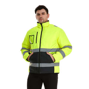 Camisa de trabajo de seguridad reflectante profesional, chaqueta de alta visibilidad personalizada - Product Image 5