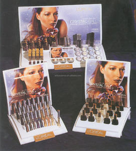 Soporte de exhibición de cosméticos de acrílico transparente personalizado 2025 elegante organizador de maquillaje de encimera moderno para marca de salones de belleza al por menor - Product Image 1