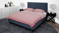 Grossiste de Haute Qualité 100% Coton Dernières Imprimé Draps King Size Pour La Maison Et Hôtel