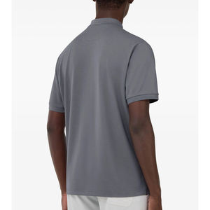 Venta al por mayor 100% algodón de los hombres para los polos de alta calidad transpirable de punto ropa casual con bordado sólido patrón de diseño - Product Image 2