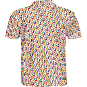 เสื้อโปโลสำหรับผู้ชายเสื้อโปโลลำลองสีสันสดใสรูปหมีของขวัญขายส่งออกแบบโลโก้ได้ตามต้องการ - Product Image 5