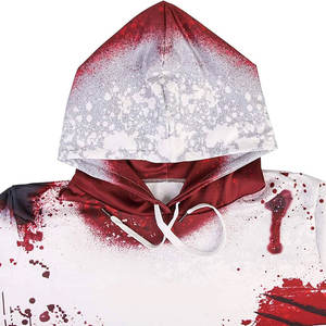 Sudaderas con capucha de sublimación personalizadas para hombres Sudaderas con capucha de alta calidad para hombres Ropa de calle de moda con impresión digital completa - Product Image 3