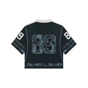 Camiseta Deportiva de Malla Corta Extra Grande de Alta Calidad para Hombre, con Logotipo Personalizado, Estilo Holgado, para Fútbol y Otros Deportes, Talla Grande - Product Image 4