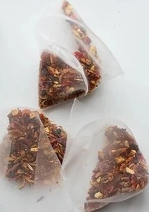 Sachet de thé pyramidal avec filtre en nylon avec étiquette Meilleur prix Ginger Rose Tea en stock - Product Image 5