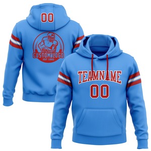 Sweat-shirts à capuche personnalisés en molleton de coton pour homme, imprimés en relief, 350g, séchage rapide, avec poche - Product Image 1