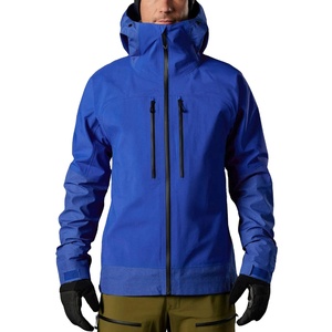 Veste de randonnée patchwork à fermeture éclair et à coque souple avec logo personnalisé imperméable au vent hiver à capuche grande taille unisexe extérieur - Product Image 1