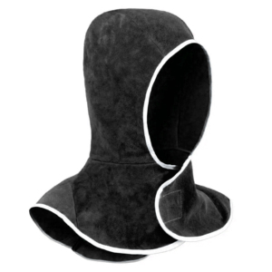 Casque de soudage en cuir ignifuge durable Capuchon de protection contre les étincelles ignifuge résistant à la chaleur avec combinaison de protection - Product Image 6