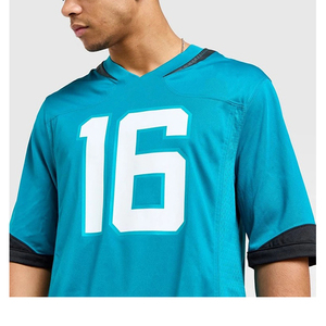 Maillot de football américain surdimensionné personnalisable pour hommes Maillot en maille de taille supérieure pour les fans d'équipe - Product Image 2