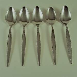 Ensemble exclusif de 4 cuillères en métal, design incroyable, couverts en acier inoxydable miroir, provenance Inde - Product Image 5