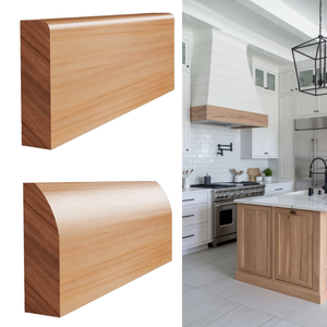 Garniture de plinthe en bois décorative durable Intérieur de meuble personnalisé pour la maison moderne Plinthe d'armoire en bois massif - Product Image 5