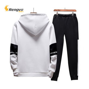 Conjunto Deportivo para Hombre, Talla Grande, Sudadera con Capucha y Pantalones, Moda Casual de Otoño-Primavera 2021, Transpirable - Product Image 5