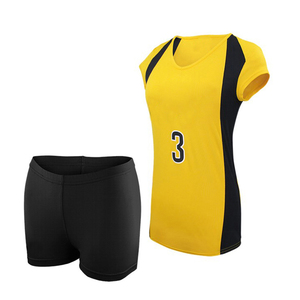 Uniformes de Voleibol Personalizados para Adultos, Unisex, de Poliéster, Transpirables, Tallas Grandes, Sublimación, Fabricante - Product Image 4