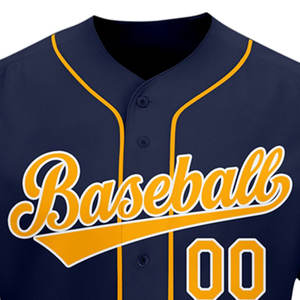 Camiseta de Béisbol Personalizada de Alta Calidad OEM con Color y Logotipo Personalizados, Transpirable, de Secado Rápido, 100% Poliéster, Ropa Deportiva para Adultos, Nombre del Equipo Personalizado - Product Image 4