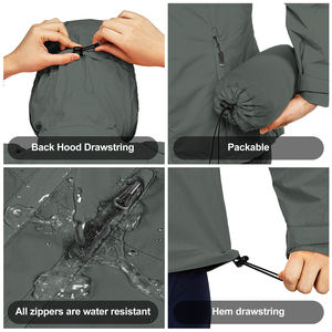 Abrigo y chaqueta de lana de invierno/chaquetas de piel de invierno para mujer con sudaderas con capucha Chaqueta de invierno con cremallera - Product Image 4