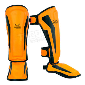 Protège-tibia de meilleure marque privée pour matériel d'entraînement Protège-tibia et cou-de-pied pour adultes avec logo personnalisé - Product Image 2