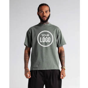 Shaka Wear 7,5 oz Max Logotipo personalizado Loose Fit Streetwear Custom Oversized Streetwear Tee para hombres - Product Image 1