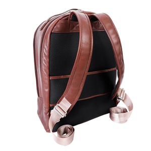 Customized Brown Vintage Distressed Genuine <b>Leather</b> <b>Laptop</b> <b>Backpack</b> Waterproof Breathable Design 20-35L Capacity Zipper Closure - Product Image 6