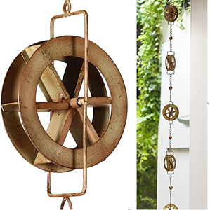 Downpipes กลางแจ้งโลหะCatcherสายฝนผู้ผลิตผู้ส่งออกที่กําหนดเองทองแดงสแตนเลสสายฝนรางน้ําดาวน์สปอตโลหะ - Product Image 4