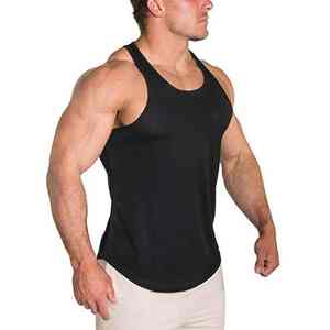 Camiseta Deportiva de Gimnasio para Hombre, Estilo Stringer, Ajustada, para Entrenamiento, Fitness, Spandex, Diseño Personalizado - Product Image 5