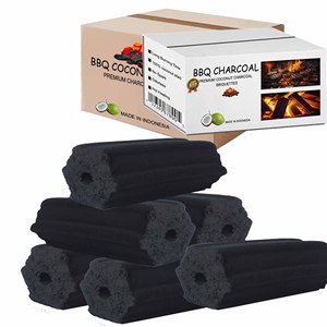 เตาย่างบาร์บีคิวถ่านสีดำสำหรับร้านอาหารเกาหลีสินค้าส่งออกแบบอินโดนีเซียเปลือกมะพร้าวธรรมชาติแบบยุโรป10กก. - Product Image 1