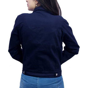 Chaquetas de Mezclilla para Mujer, Diseño Personalizado, Superventas, Color Sólido, Ropa Casual, Precio Razonable - Product Image 2