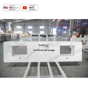 Nv905 Việt Nam nhà máy Made màu sắc phù hợp kết cấu sản xuất số lượng lớn <span class=keywords><strong>calacatta</strong></span> thạch anh đá <span class=keywords><strong>quartz</strong></span> slab - Product Image 2