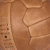 Ballon de football en cuir véritable de bonne qualité, brun clair, pour adultes, ballons de football en PU, vente chaude, ballon de football, Balon De Dutbol