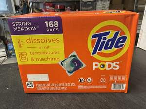Tide PODS Liquid <b>Laundry</b> <b>Detergent</b> 168 Pacs, Spring Meadow Original Scent - Product Image 4