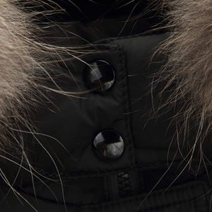 แจ็กเก็ตขนปุยฤดูหนาวสำหรับเด็กผู้หญิงแจ็กเก็ตขนเฟอร์สำหรับเด็กมีฮู้ดถอดออกได้ - Product Image 6